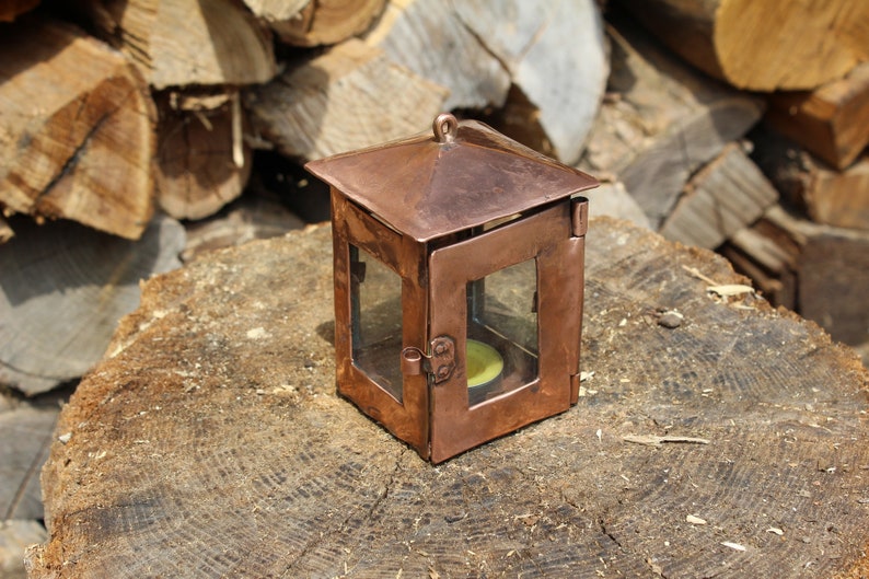 Handmade Copper Lantern image 7