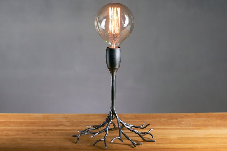 Steel Table Lamp / Table Lamp / Night Lamp / Night Lamp / Beautiful Lamp / Table Decorative Light image 3