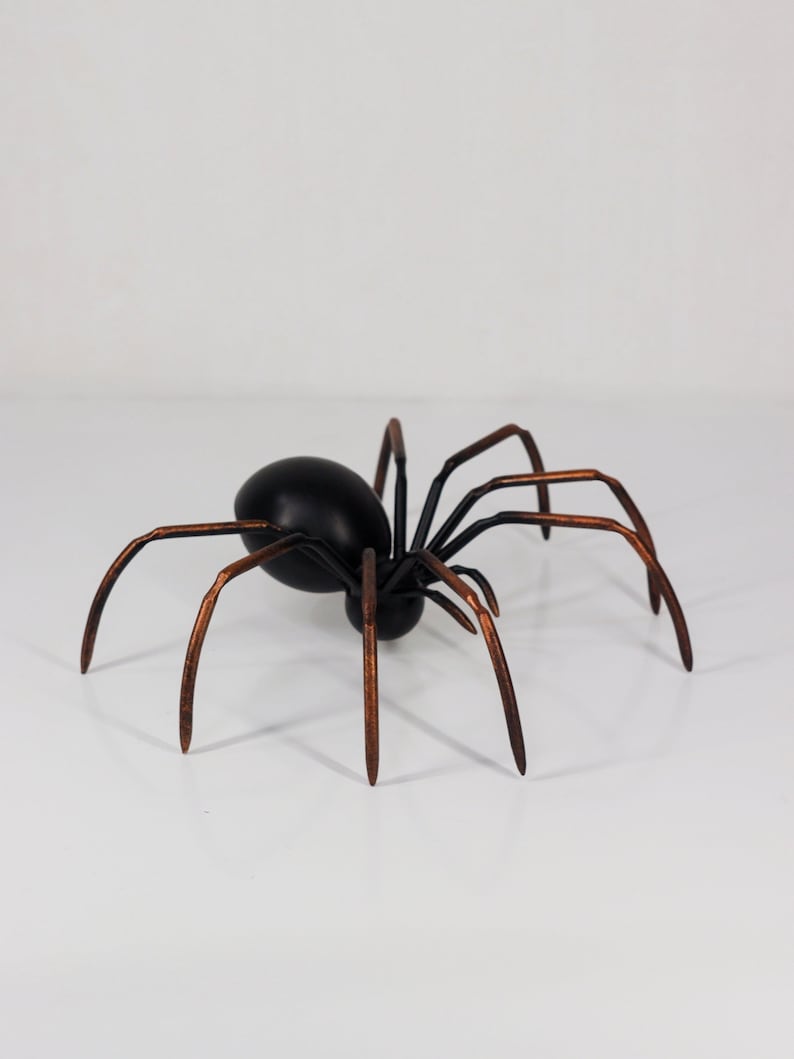 Metal spider Steel Spider art sculpture image 8