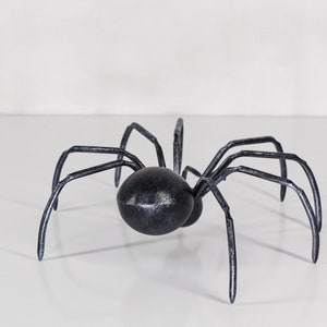 Metal spider Steel Spider art sculpture image 3