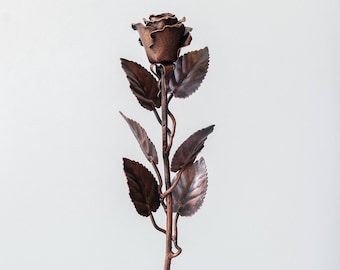 Handmade Metal Rose  The Perfect Gift, Every Time. Steel Rose (Сopper)