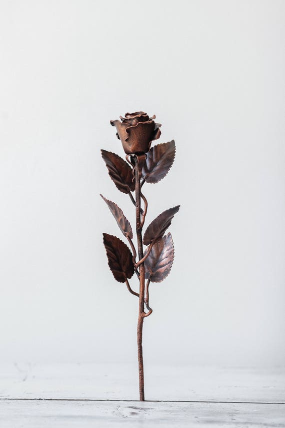Handmade Metal Rose The Perfect Gift, Every Time. Steel Rose (Сopper)