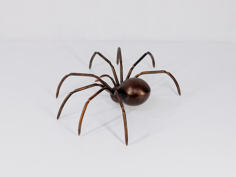 Metal spider Steel Spider art sculpture image 1