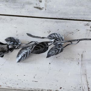 Handmade Metal Rose The Perfect Gift, Every Time. Steel Rose Silver image 4