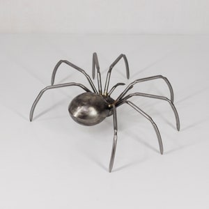 Metal spider Steel Spider art sculpture image 5