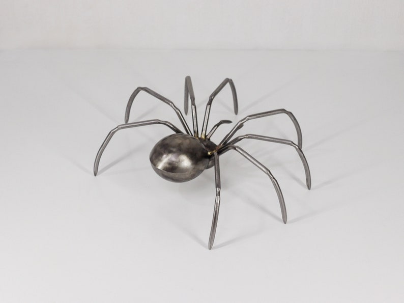 Metal spider Steel Spider art sculpture image 5