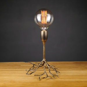 Steel Table Lamp / Table Lamp / Night Lamp / Night Lamp / Beautiful Lamp / Table Decorative Light image 2