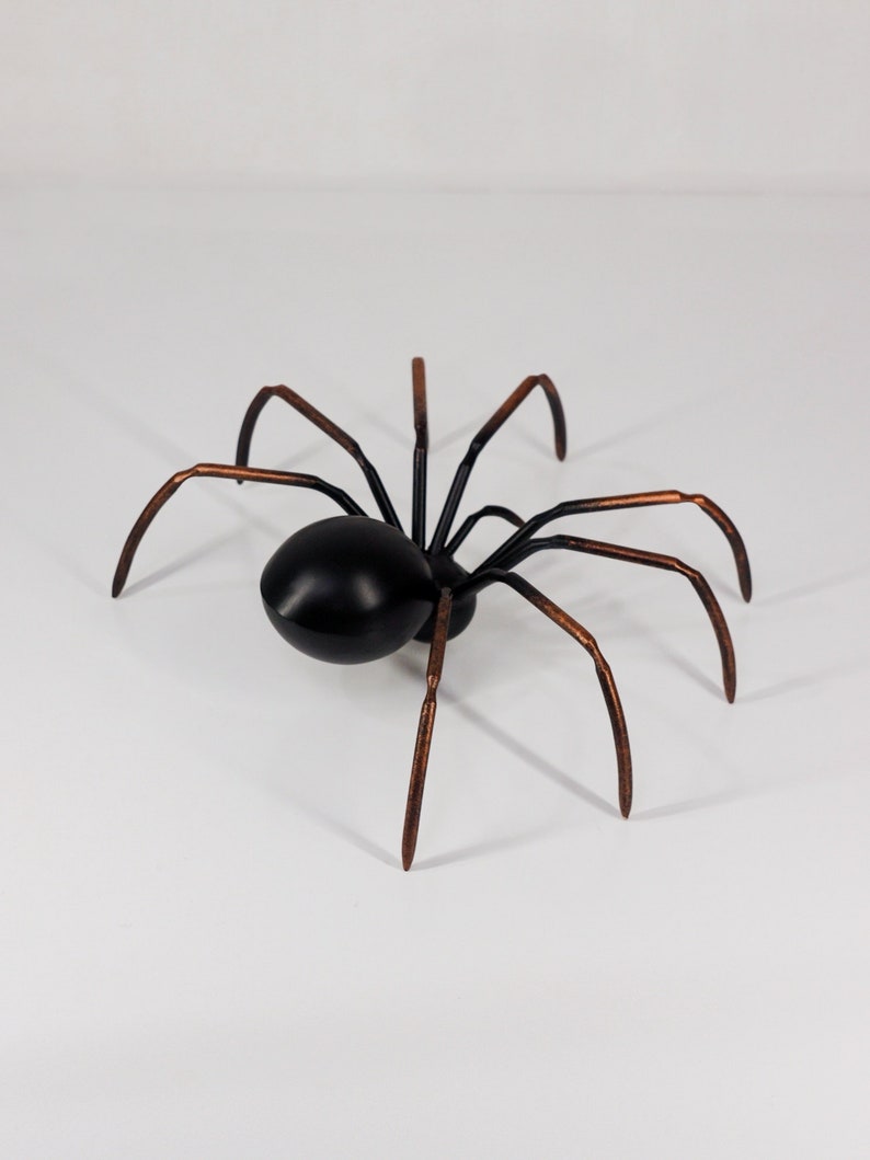 Metal spider Steel Spider art sculpture image 7