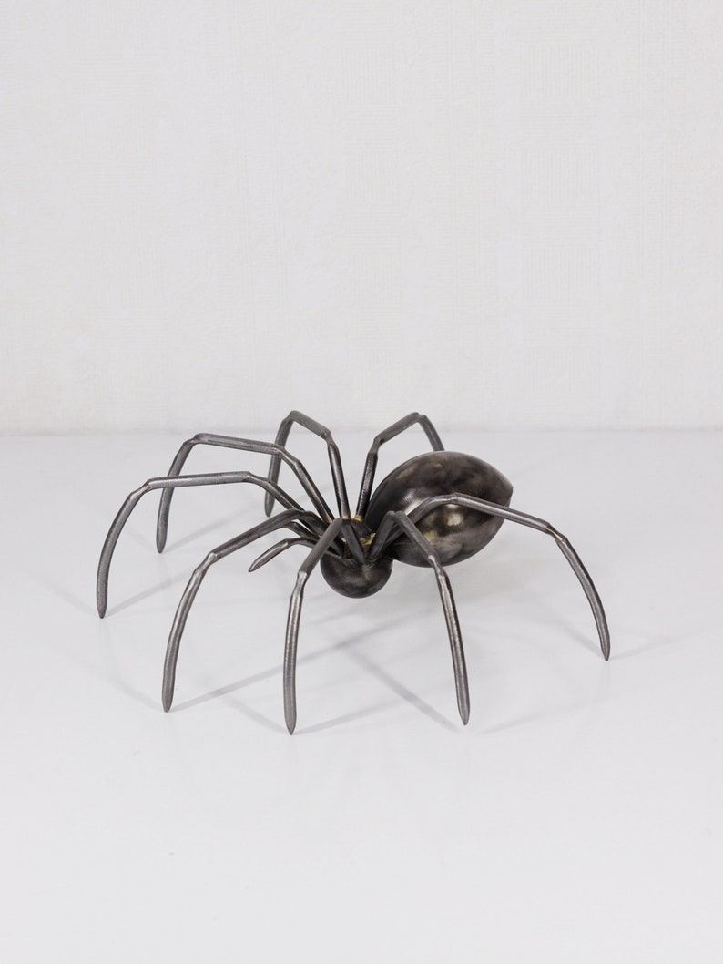Metal spider Steel Spider art sculpture image 6