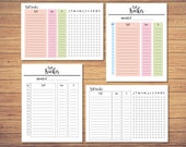Bill Tracker Printable, Bill Checklist, Monthly Bill payment checklist, Bill Organizer, Bill Planner Instant Download, Finance Planner PDF