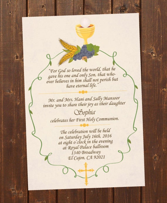 printable first holy communion invitation e card first holy etsy