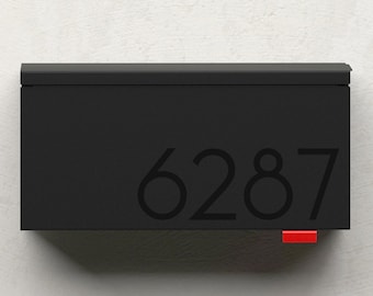 Clearance - Black Modern Matt mailbox - Vsonsdesign, Modern waterproof Mailbox, Wall Mounted mailbox, rust free