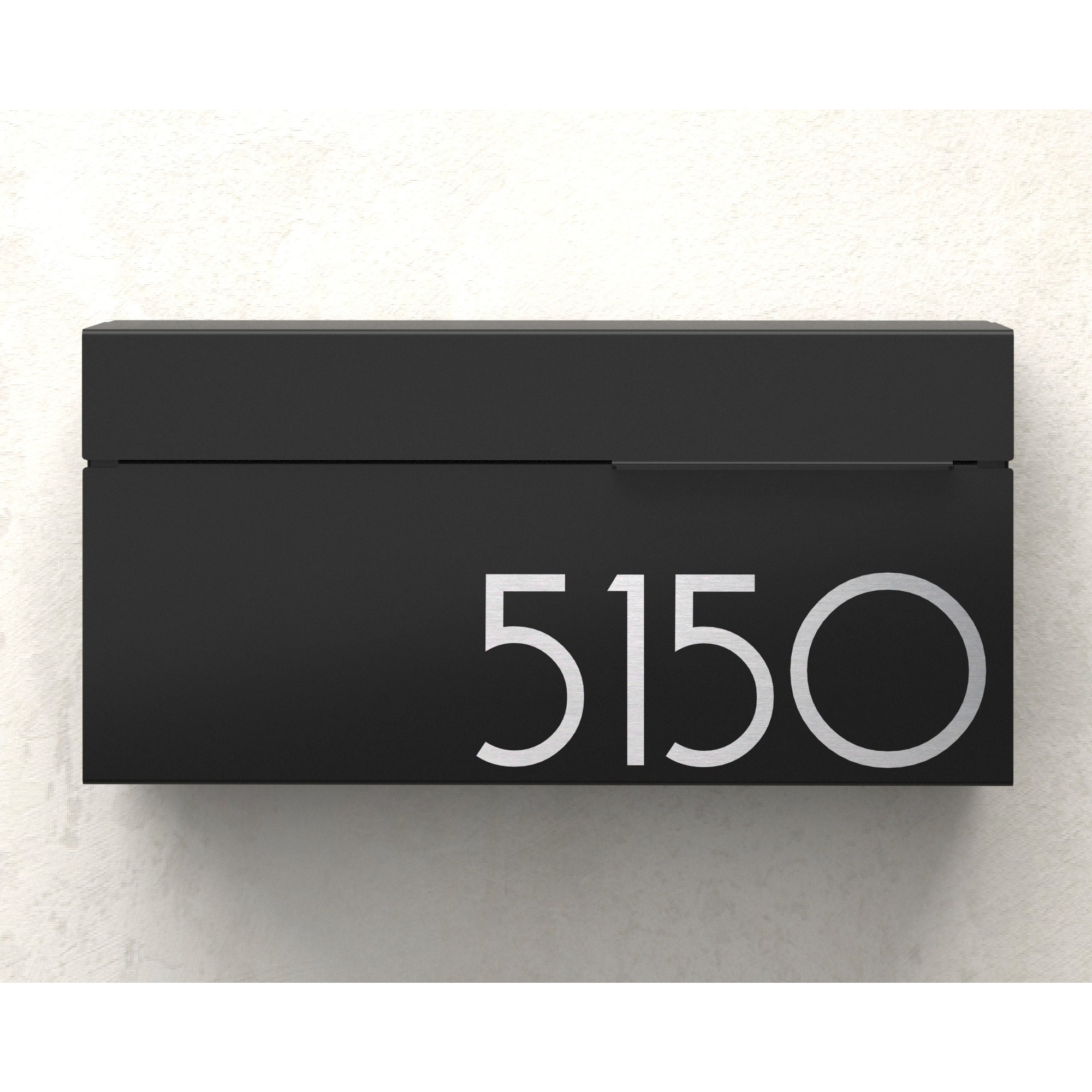 Plaque boite aux lettres pour une société avec logo n°516