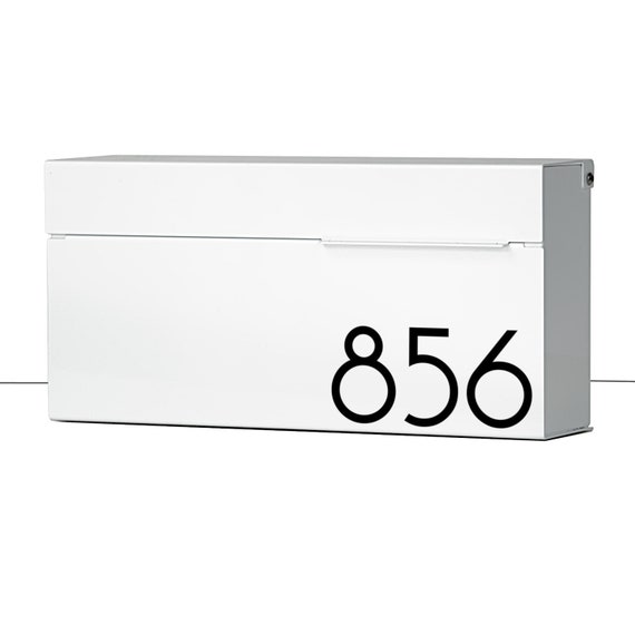 White Modern And Contemporary Mailbox Louis W - Modern White Wall Mounted Mailbox White Modern And Contemporary Mailbox Louis W - Modern White Wall Mounted Mailbox