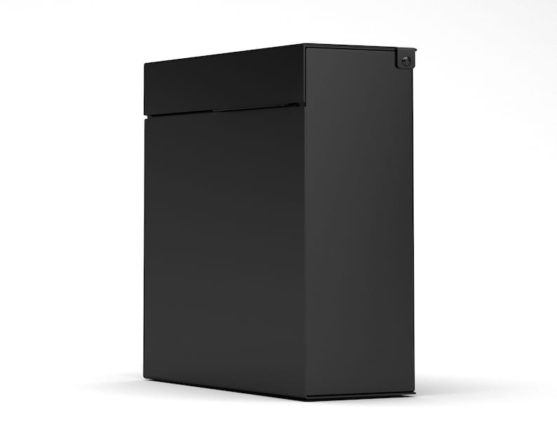 MARTIN B - Square modern and contemporary mailbox, Vsons Design original, Wall Mounted mailbox 画像 3