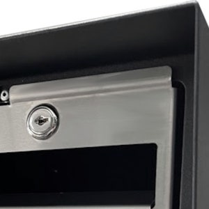 Post mounted Cam lock replacement with 2 keys
