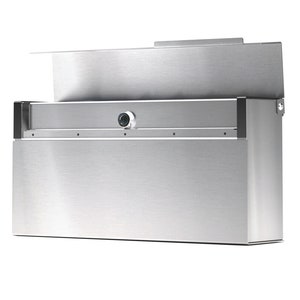 Louis S engravable modern and contemporary mailbox , Vsons Design Original American brushed stainless steel wall mounted mailbox, Bild 6