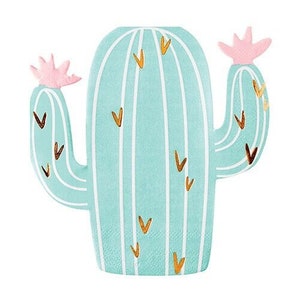 Cocktail Napkins | Cactus Napkins | Desert Vibes | Bachelorette Party | Theme Party Napkins | Party Napkins | Coachella | Festival