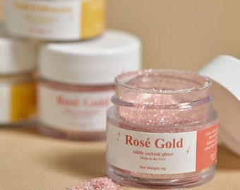 Cocktail Glitter | Edible Glitter For Drinks, Cocktails, Beer, Drink Garnish & Beverages | 100% Edible