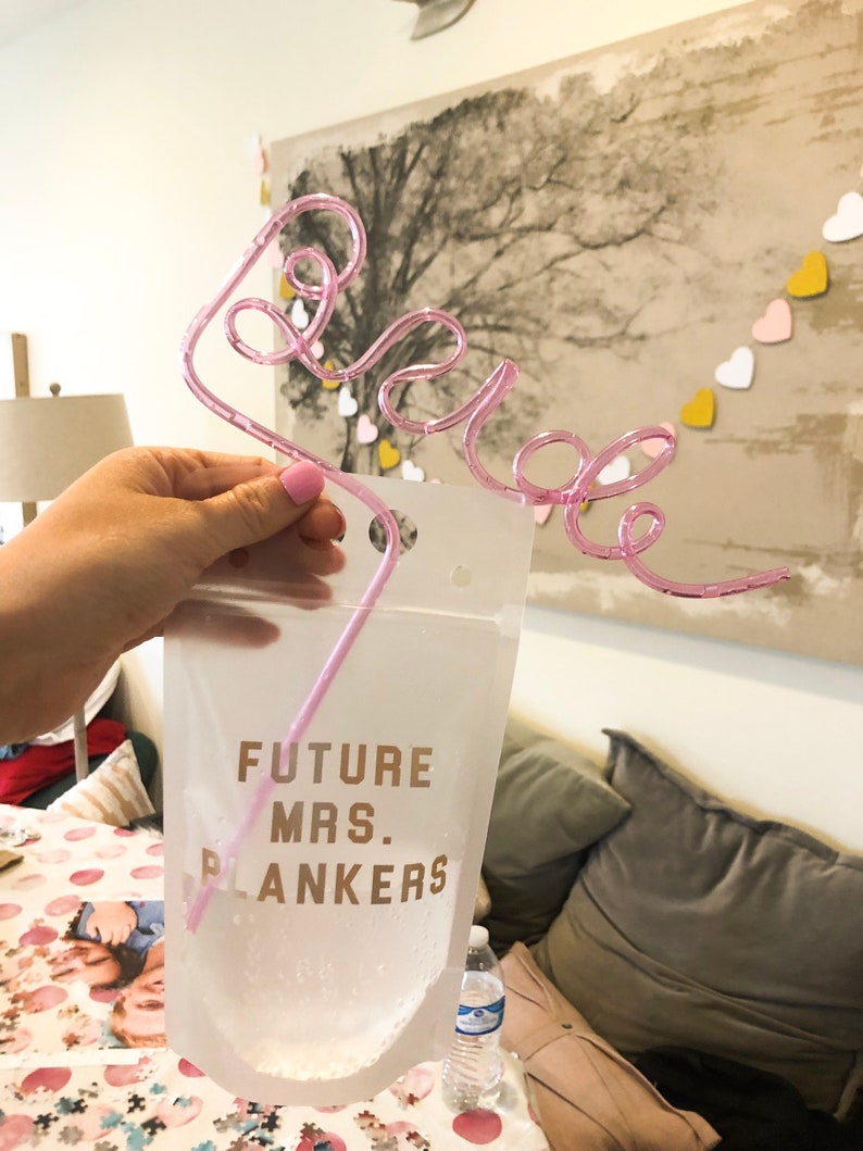 Reusable Booze Bags Alcohol Reusable Drink Bags Girls Weekend Tailgate Drink Pouches CUSTOM Bachelorette Party Pouches