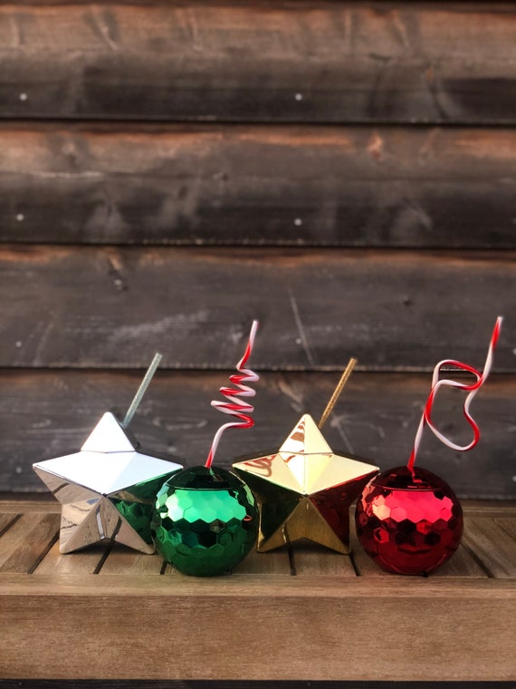 Holiday Cocktail Tumblers,  Disco Ball Tumbler, Holiday Party Decor, Stocking Stuffer, Holiday Gift, Christmas Cups, Holiday Tumblers