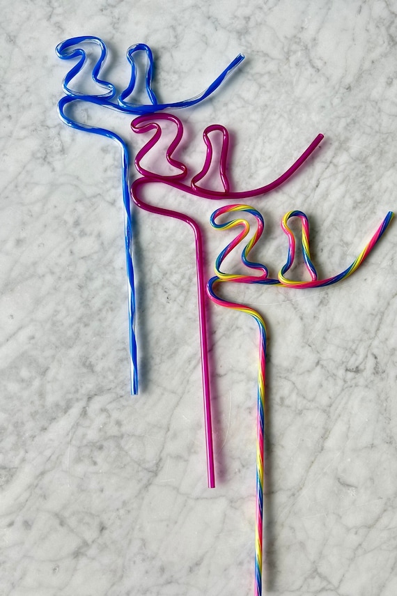 21st Birthday Party XL 21 Straw | Bday Decorations, Finally 21, Birthday Girl Gift, Fun Party Straw, 21st Birthday Gift