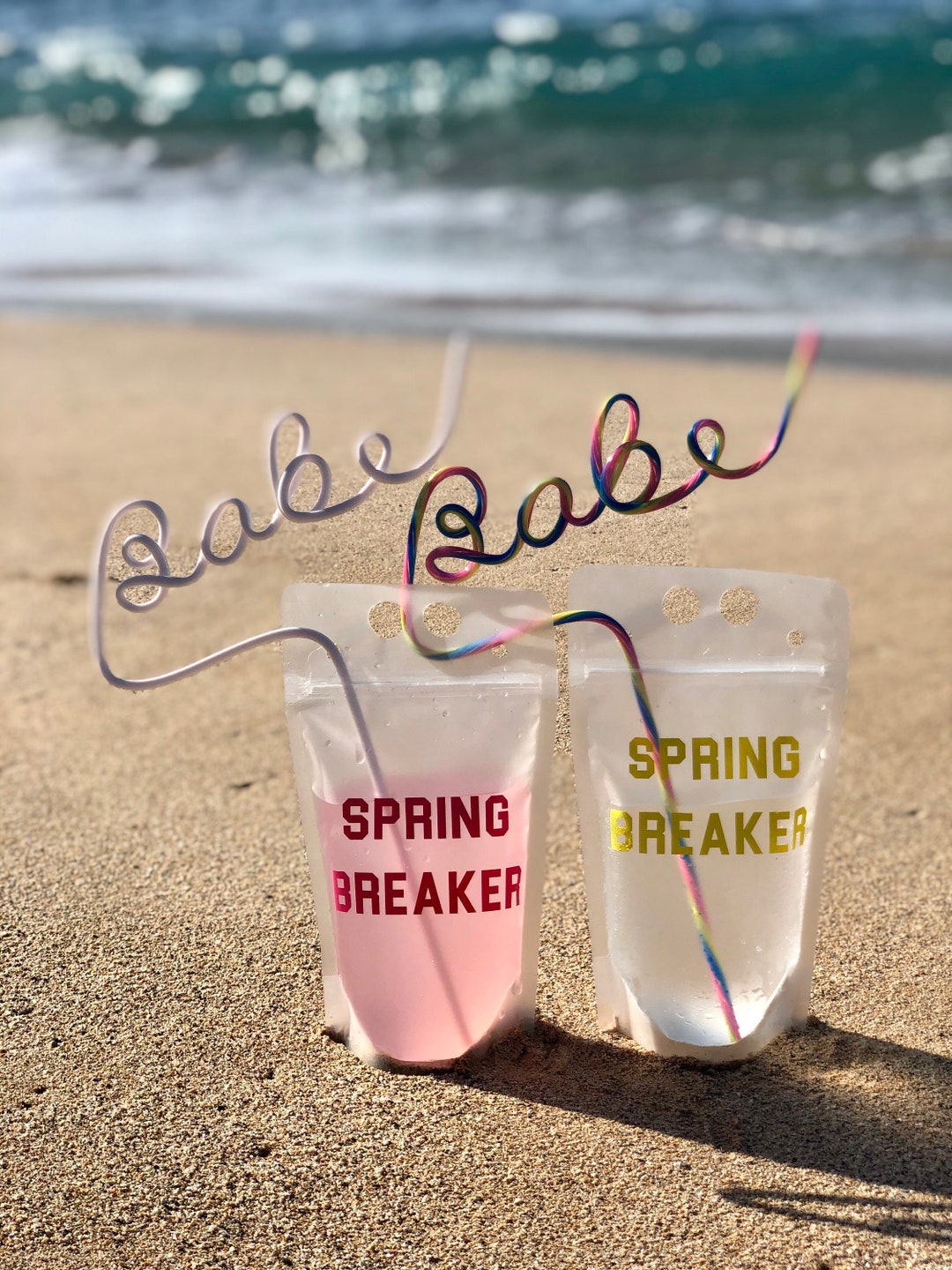 SPRING BREAK Party Pouches | Booze Bags | Drink Pouches | Drink Bags ...