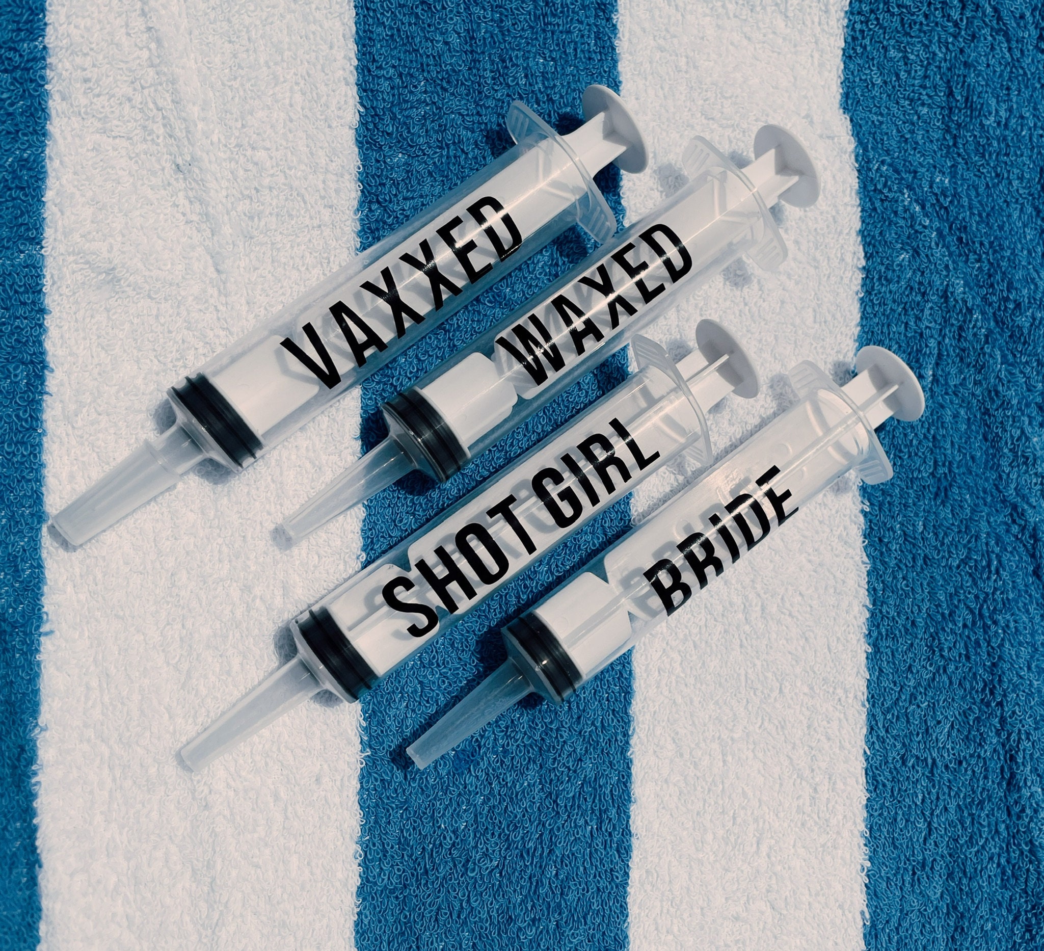 Bachelorette Party Shots | Jello Shot Syringe | Alcohol Shooter | Bachelorette Party Shots | Vaxxed & Waxed | Shot Girl Summer | Vaxxed