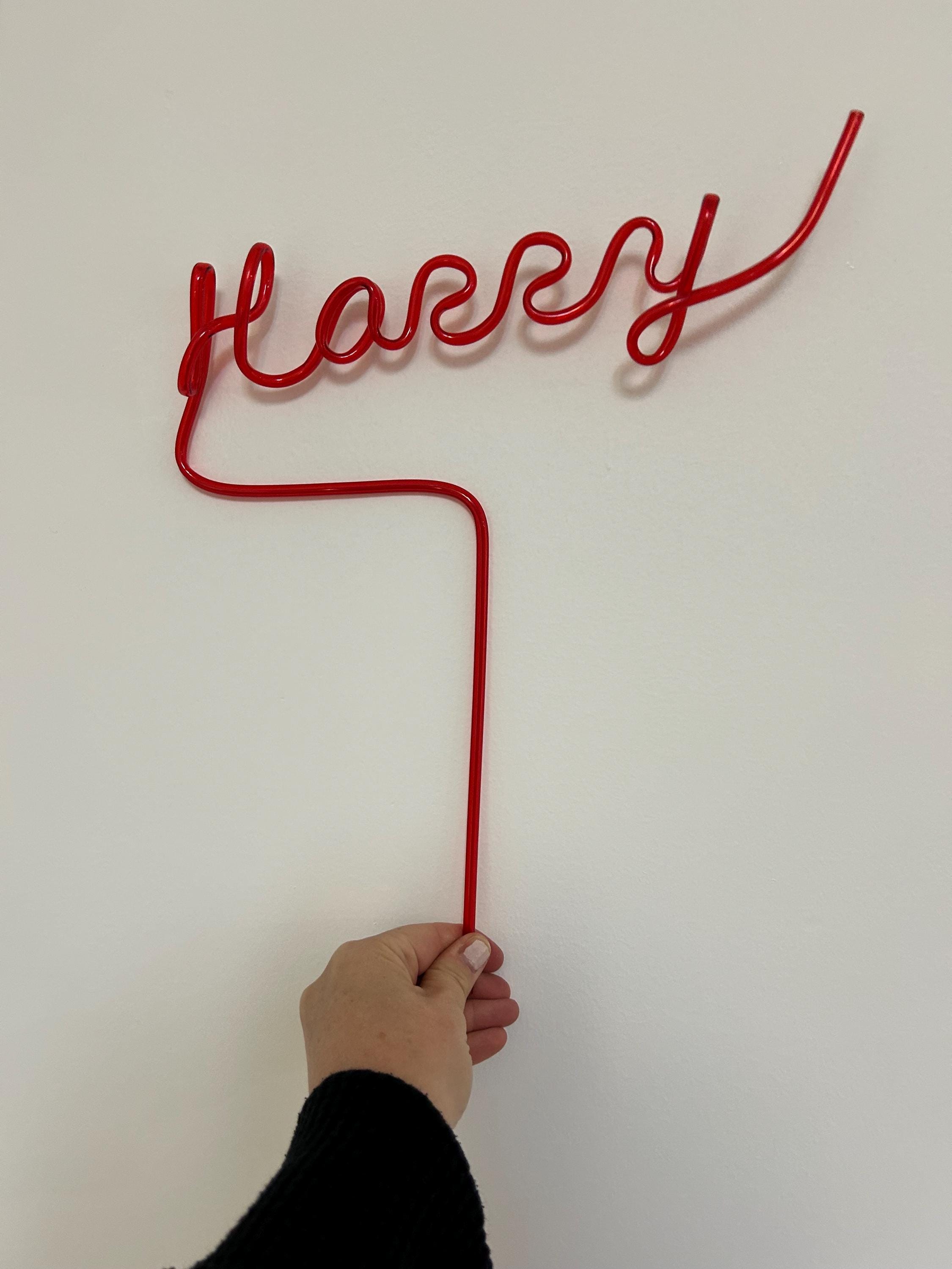 In Stock Discounted Red Name Straw, Crazy Straws, Kids Name Straw ...