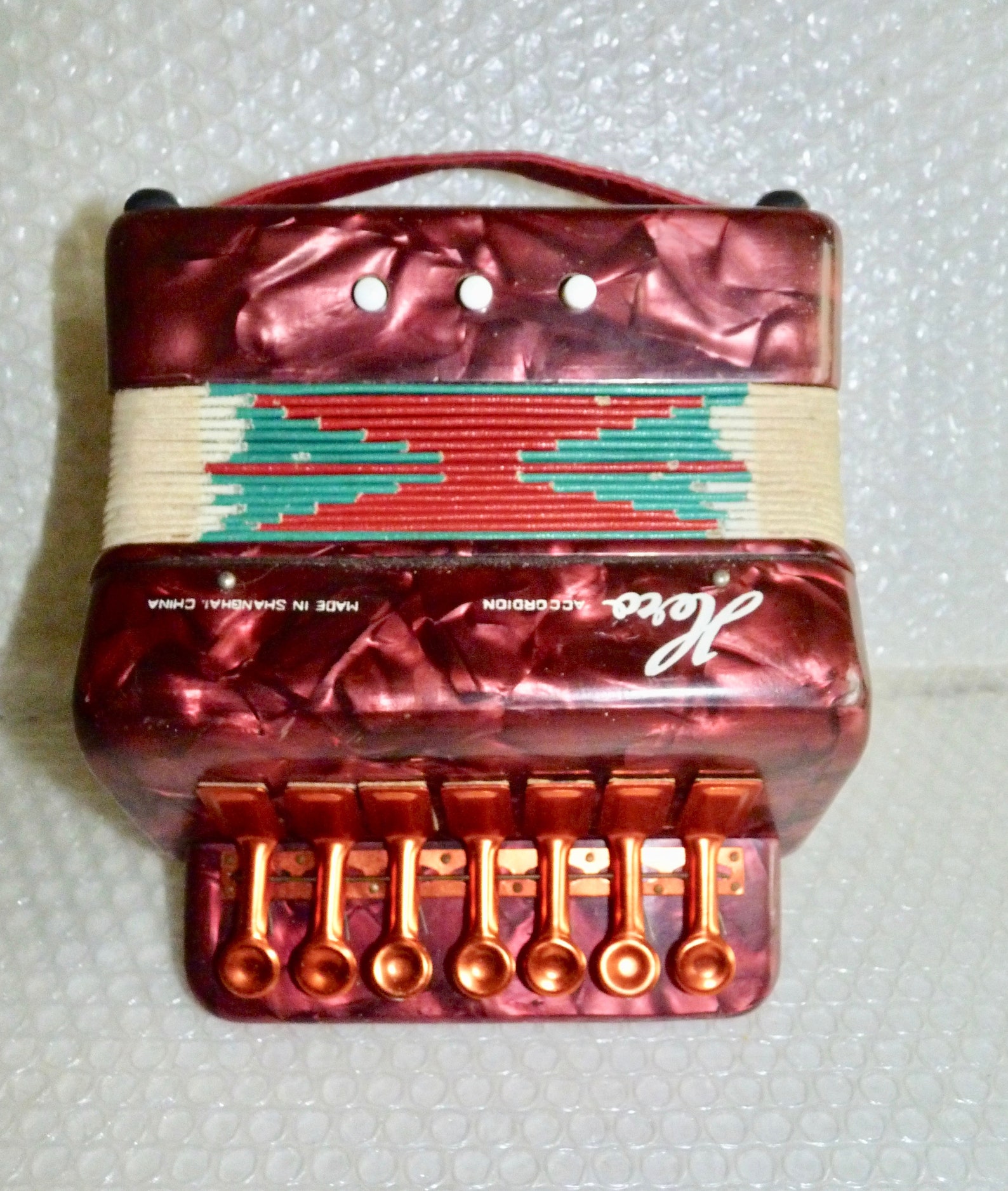 Accordion hero made in shanghai vintage childs musical Etsy