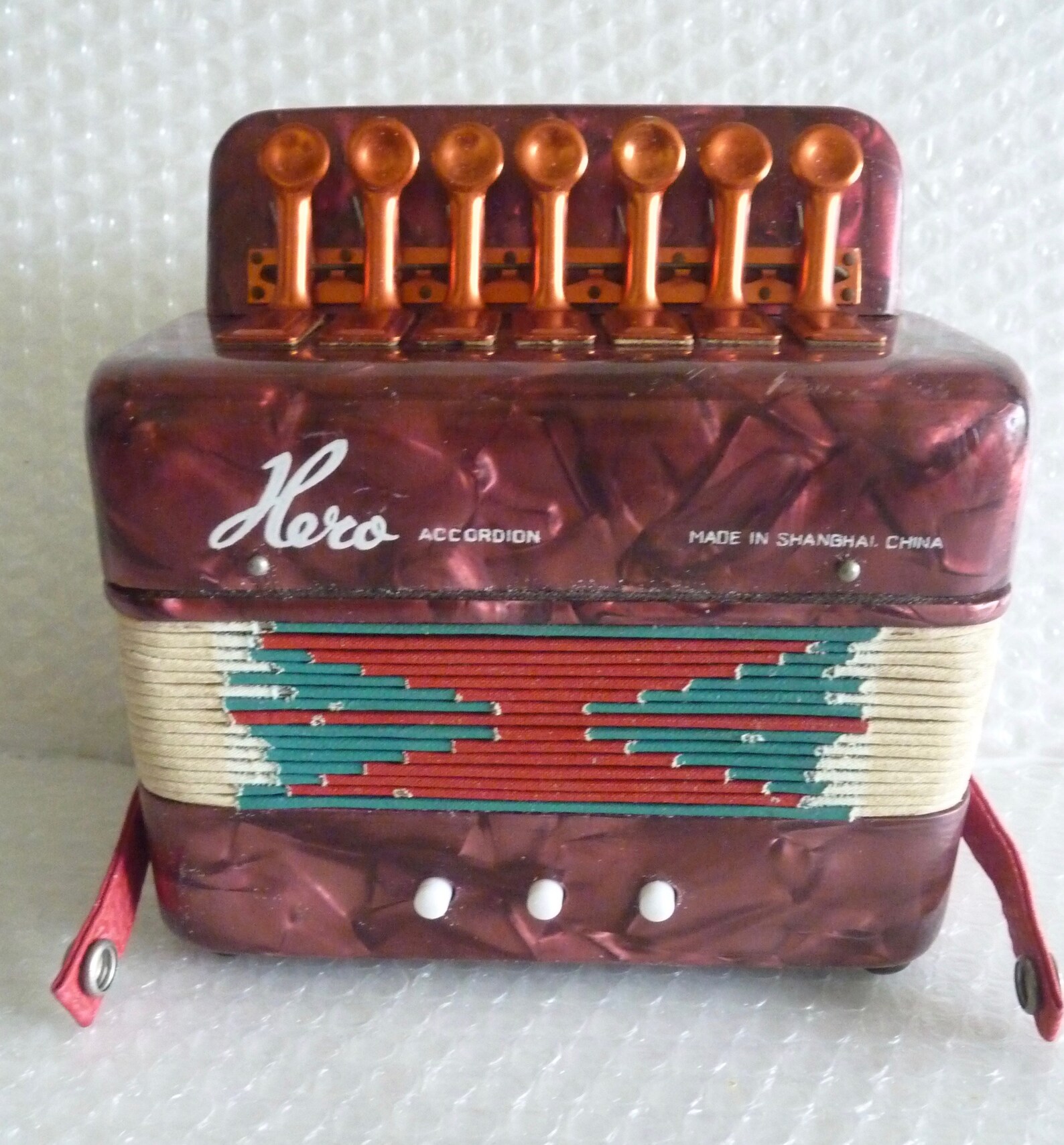 Accordion hero made in shanghai vintage childs musical Etsy