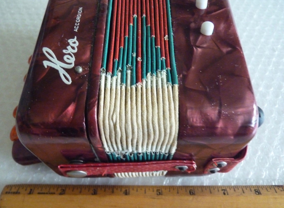 Accordion hero made in shanghai vintage childs musical Etsy