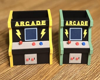 Vintage Style Arcade Pencil/Pen Holder