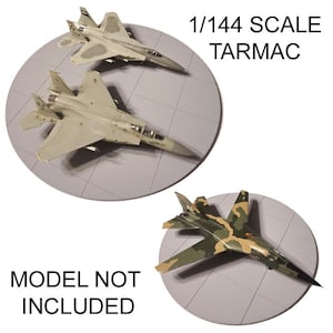 3D Diorama Tarmac 1/144 Scale USAF ROUND