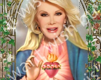 Joan Rivers - Celebrity Saint Candle