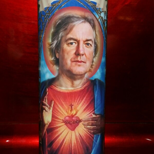 James May of Top Gear - UK - Original cast - Celebrity Saint Prayer Candles