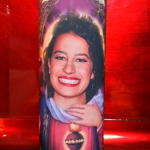 Ilana Glazer Broad City Celebrity Saint Prayer Candles image 1