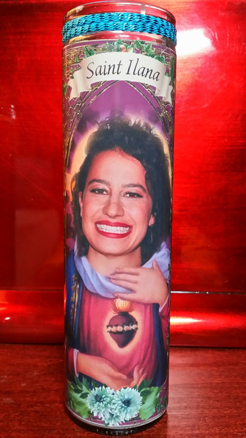 Ilana Glazer Broad City Celebrity Saint Prayer Candles image 1
