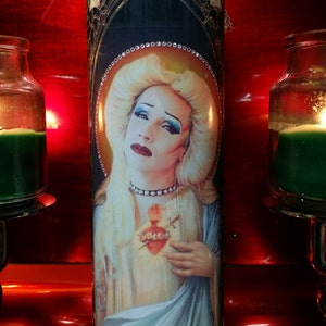 Hedwig Celebrity Saint Prayer Candle - Angry Inch - John Cameron Mitchell