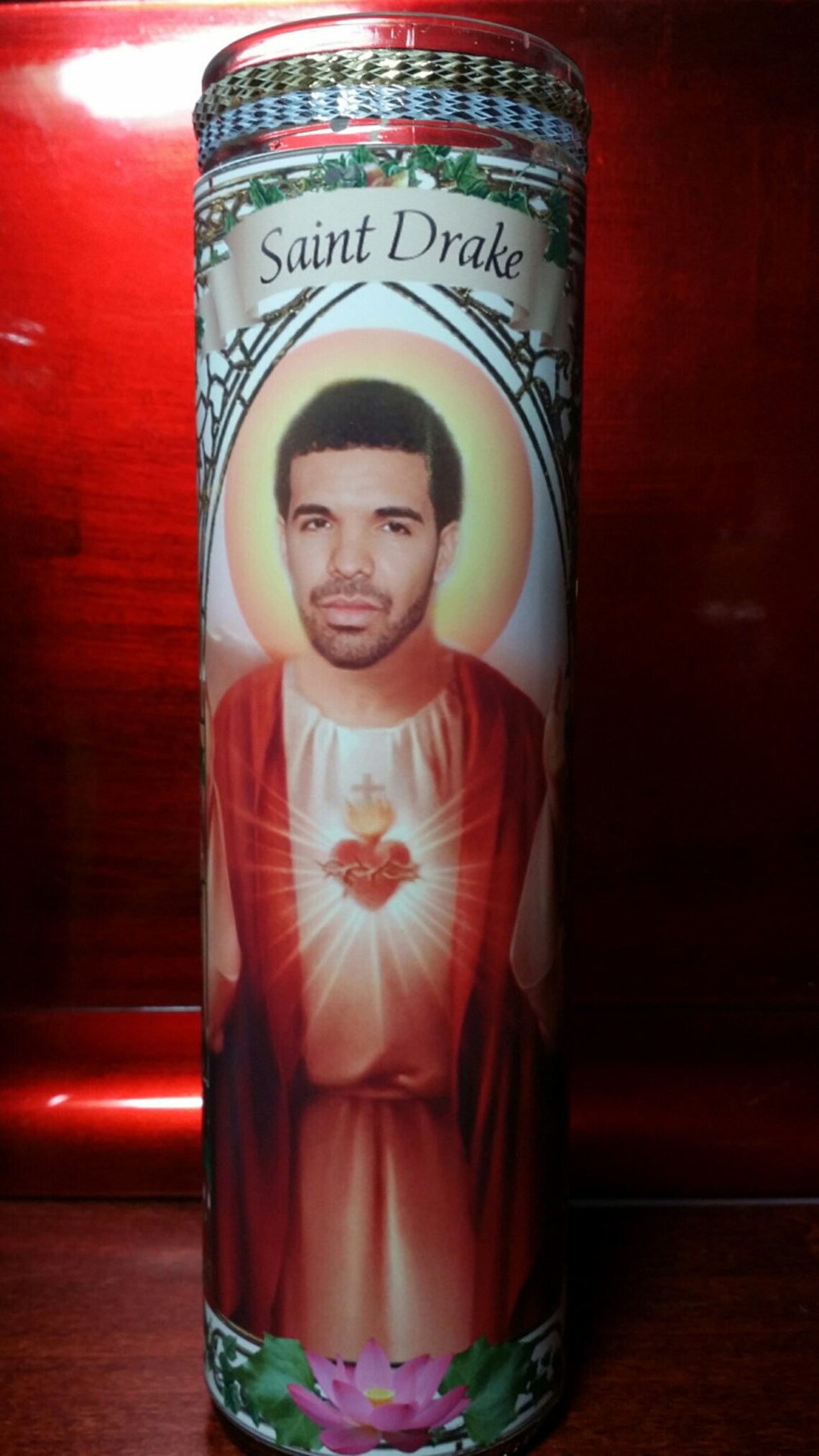 Drake Celebrity Saint Prayer Candles Church Etsy