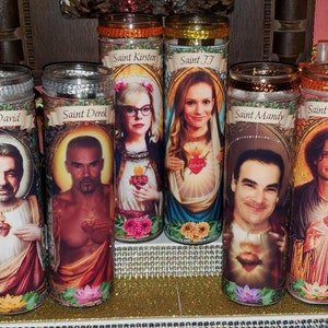 Matthew Gray Gubler Celebrity Saint Prayer Candle image 4