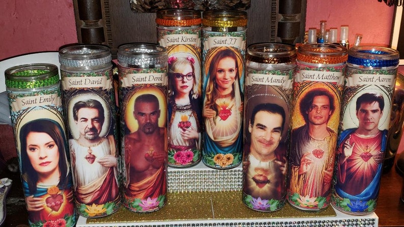 Matthew Gray Gubler Celebrity Saint Prayer Candle image 4