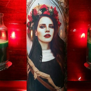 Lana Del Rey Celebrity Saint Prayer Candle - 2 STYLES