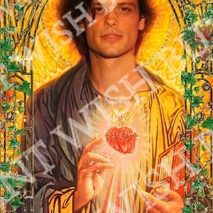 Matthew Gray Gubler Celebrity Saint Prayer Candle image 3