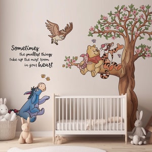 Winnie The Pooh, Winnie and Friends Wall Decal, Kids Wall Stickers image 2