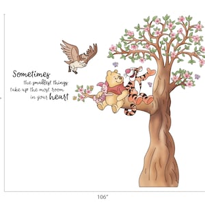 Winnie The Pooh, Winnie and Friends Wall Decal, Kids Wall Stickers image 6