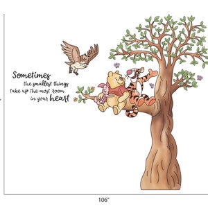 Winnie The Pooh, Winnie and Friends Wall Decal, Kids Wall Stickers image 8