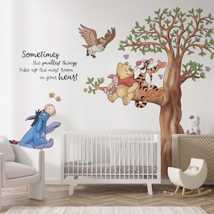 Winnie The Pooh, Winnie and Friends Wall Decal, Kids Wall Stickers