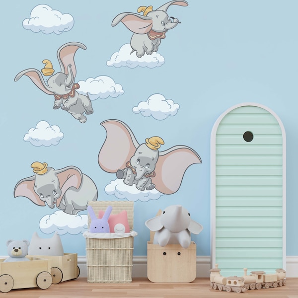 Dumbo Wall Decal Etsy