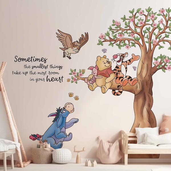 Winnie the Pooh Wall Decal Etsy